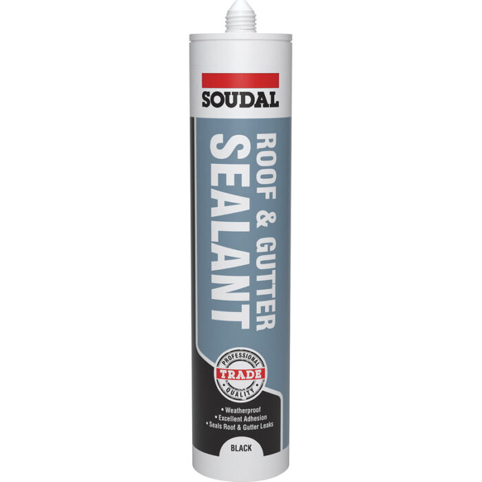 Soudal Trade Roof & Gutter Sealant Roof & Guttering Applications - BLACK - Image 1