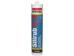 Soudal Silirub HT°-N Neutral Cure Heat Resistant Silicone Sealant Black